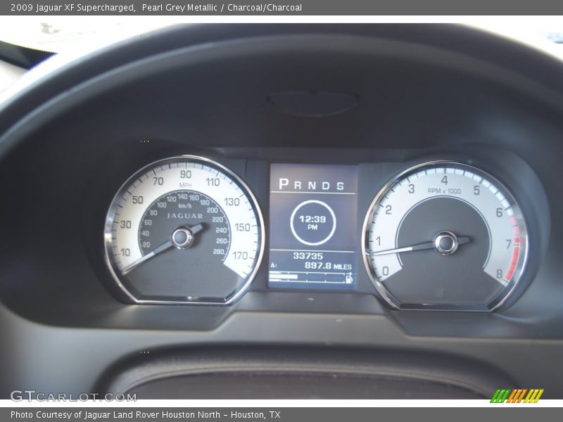 Pearl Grey Metallic / Charcoal/Charcoal 2009 Jaguar XF Supercharged