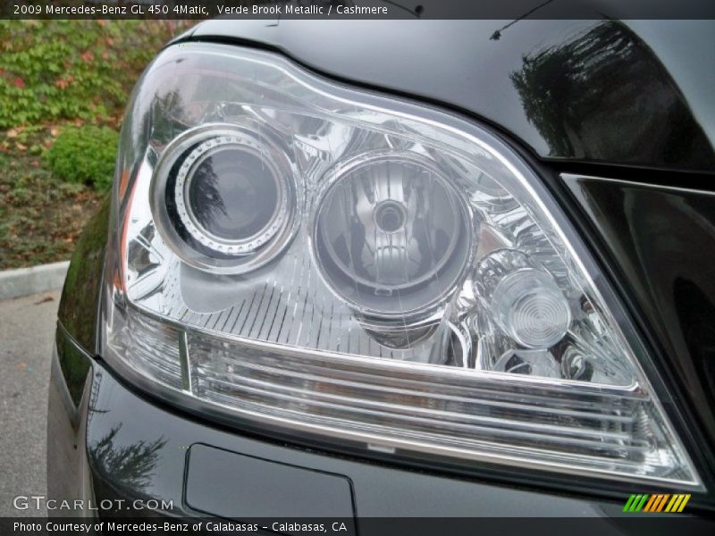 Verde Brook Metallic / Cashmere 2009 Mercedes-Benz GL 450 4Matic