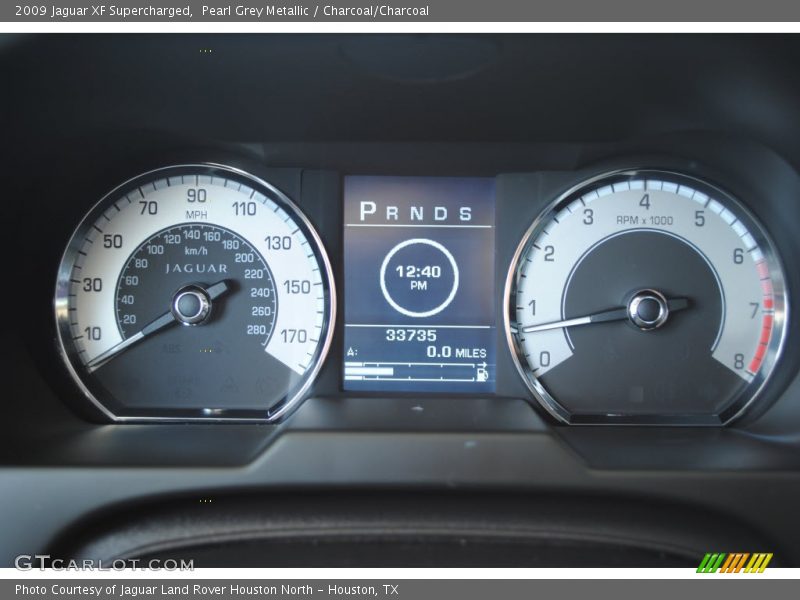 Pearl Grey Metallic / Charcoal/Charcoal 2009 Jaguar XF Supercharged