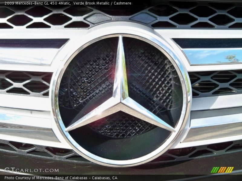 Verde Brook Metallic / Cashmere 2009 Mercedes-Benz GL 450 4Matic