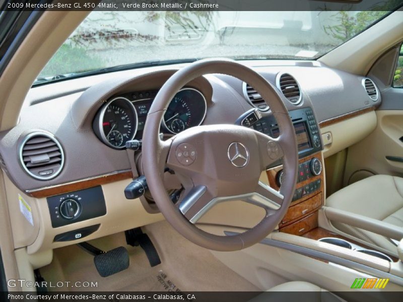 Verde Brook Metallic / Cashmere 2009 Mercedes-Benz GL 450 4Matic