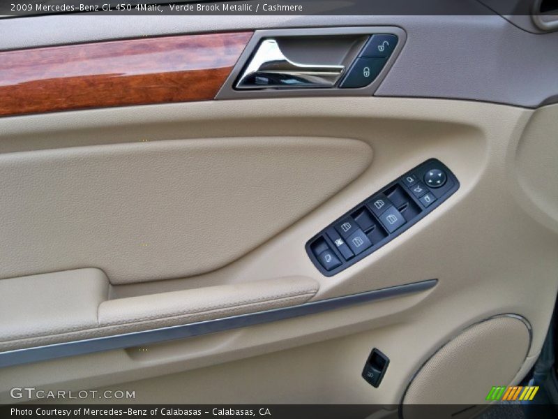 Verde Brook Metallic / Cashmere 2009 Mercedes-Benz GL 450 4Matic