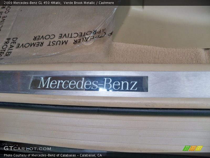 Verde Brook Metallic / Cashmere 2009 Mercedes-Benz GL 450 4Matic