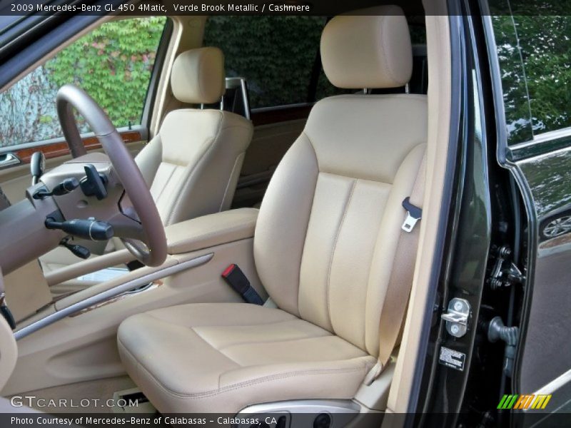 Verde Brook Metallic / Cashmere 2009 Mercedes-Benz GL 450 4Matic