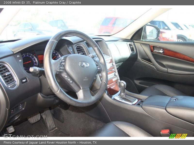 Platinum Graphite Gray / Graphite 2008 Infiniti EX 35