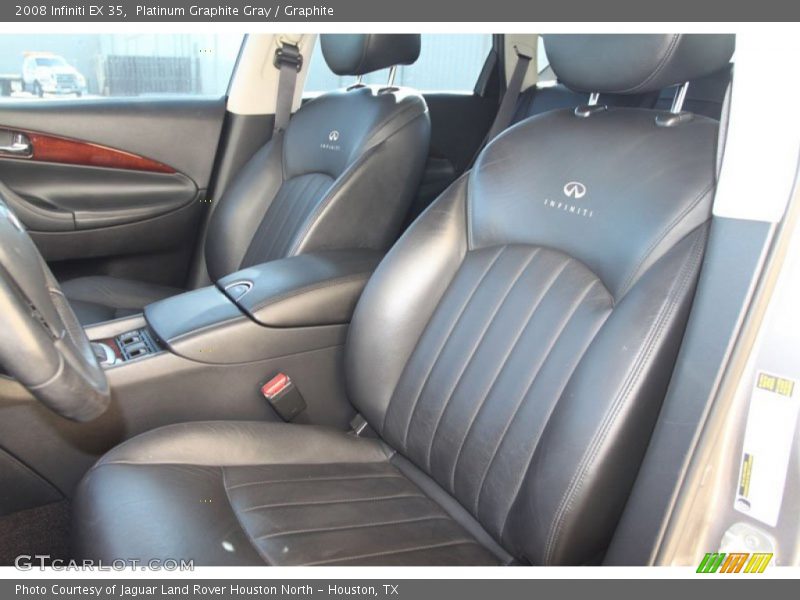 Platinum Graphite Gray / Graphite 2008 Infiniti EX 35