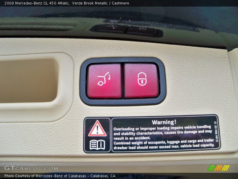 Verde Brook Metallic / Cashmere 2009 Mercedes-Benz GL 450 4Matic