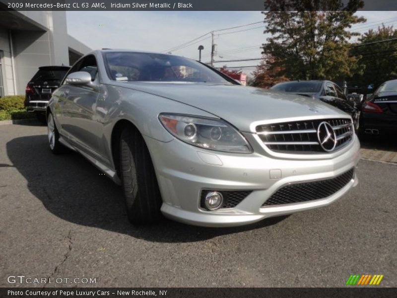 Iridium Silver Metallic / Black 2009 Mercedes-Benz CL 63 AMG