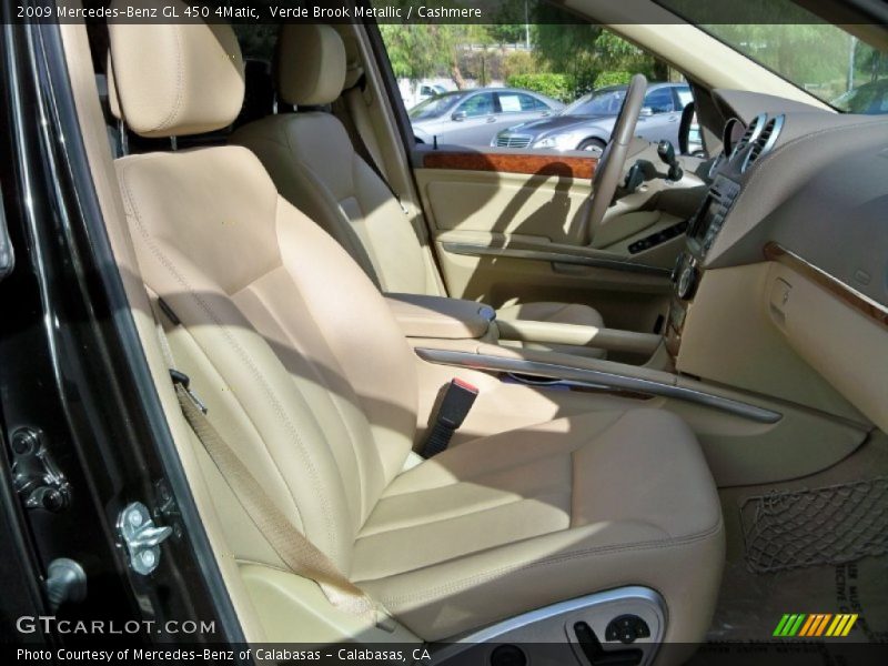 Verde Brook Metallic / Cashmere 2009 Mercedes-Benz GL 450 4Matic