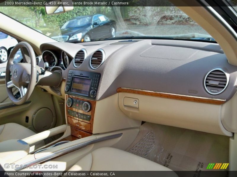 Verde Brook Metallic / Cashmere 2009 Mercedes-Benz GL 450 4Matic