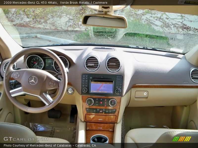 Verde Brook Metallic / Cashmere 2009 Mercedes-Benz GL 450 4Matic