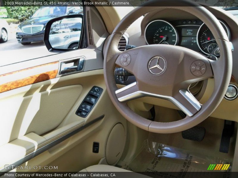 Verde Brook Metallic / Cashmere 2009 Mercedes-Benz GL 450 4Matic