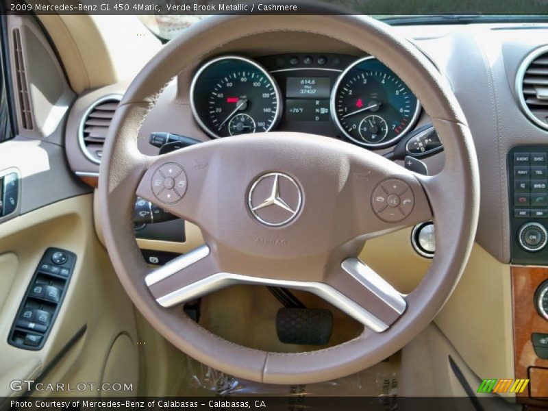 Verde Brook Metallic / Cashmere 2009 Mercedes-Benz GL 450 4Matic