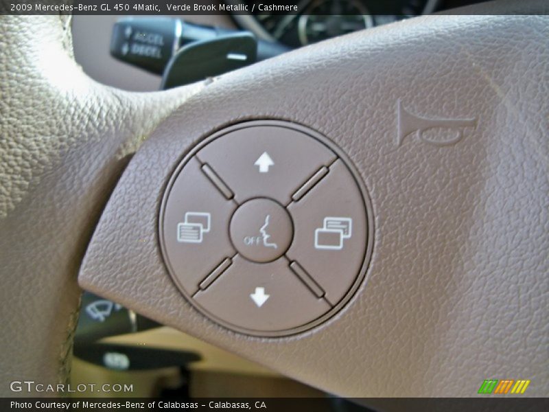 Verde Brook Metallic / Cashmere 2009 Mercedes-Benz GL 450 4Matic
