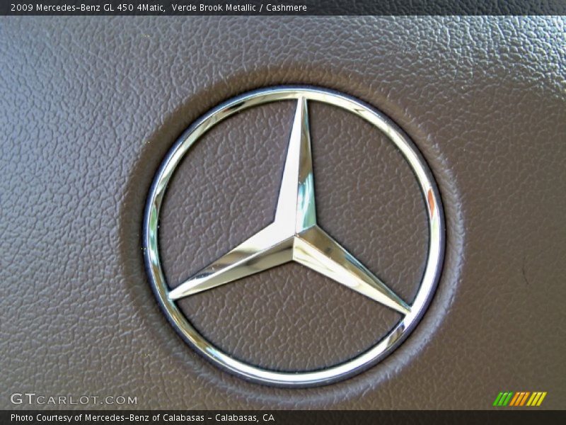Verde Brook Metallic / Cashmere 2009 Mercedes-Benz GL 450 4Matic
