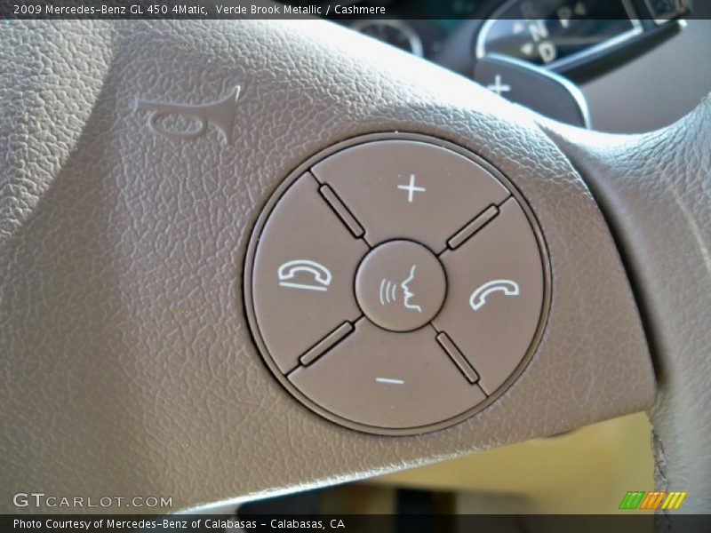 Verde Brook Metallic / Cashmere 2009 Mercedes-Benz GL 450 4Matic