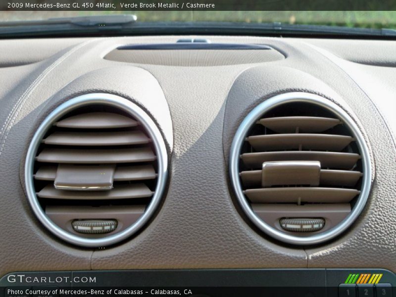Verde Brook Metallic / Cashmere 2009 Mercedes-Benz GL 450 4Matic