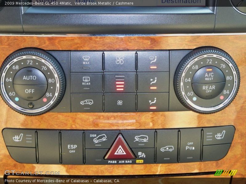 Verde Brook Metallic / Cashmere 2009 Mercedes-Benz GL 450 4Matic