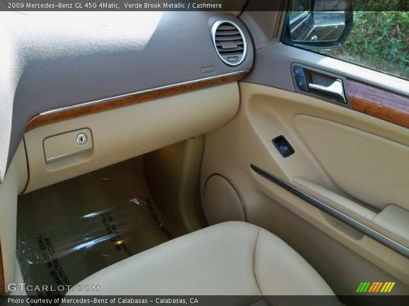 Verde Brook Metallic / Cashmere 2009 Mercedes-Benz GL 450 4Matic
