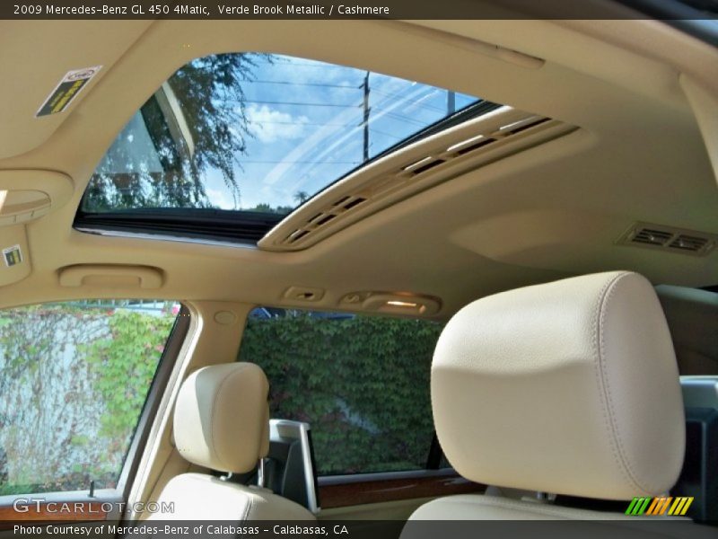 Verde Brook Metallic / Cashmere 2009 Mercedes-Benz GL 450 4Matic