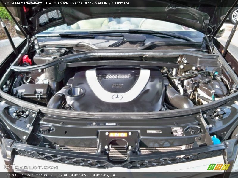 Verde Brook Metallic / Cashmere 2009 Mercedes-Benz GL 450 4Matic