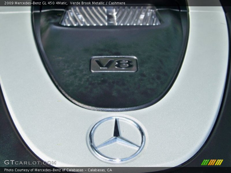 Verde Brook Metallic / Cashmere 2009 Mercedes-Benz GL 450 4Matic