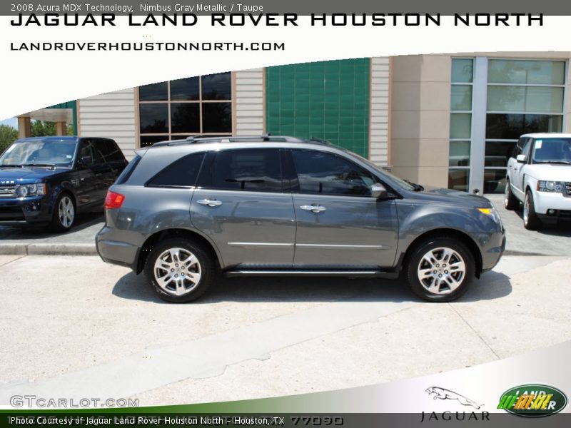 Nimbus Gray Metallic / Taupe 2008 Acura MDX Technology