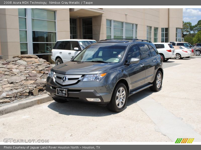 Nimbus Gray Metallic / Taupe 2008 Acura MDX Technology