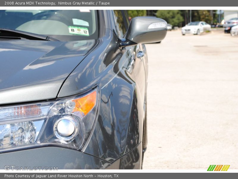 Nimbus Gray Metallic / Taupe 2008 Acura MDX Technology