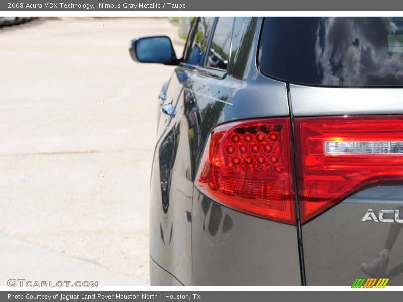 Nimbus Gray Metallic / Taupe 2008 Acura MDX Technology