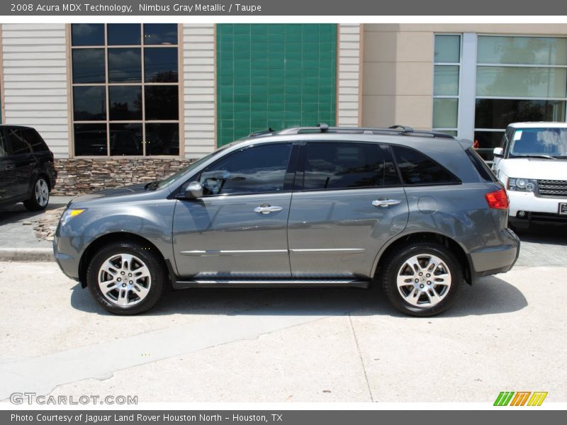 Nimbus Gray Metallic / Taupe 2008 Acura MDX Technology