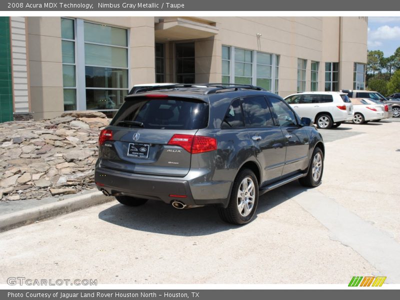 Nimbus Gray Metallic / Taupe 2008 Acura MDX Technology