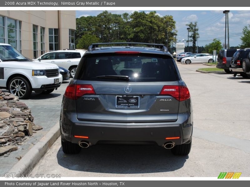 Nimbus Gray Metallic / Taupe 2008 Acura MDX Technology