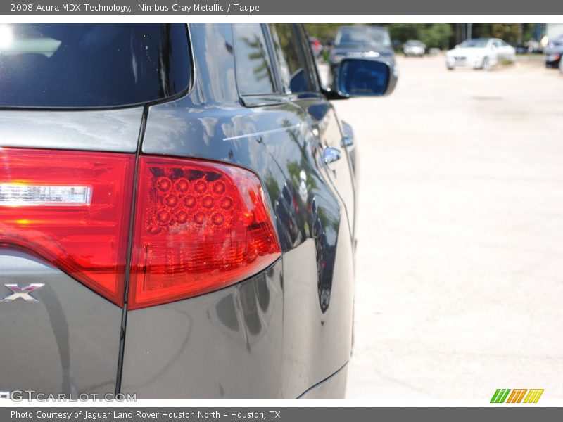 Nimbus Gray Metallic / Taupe 2008 Acura MDX Technology