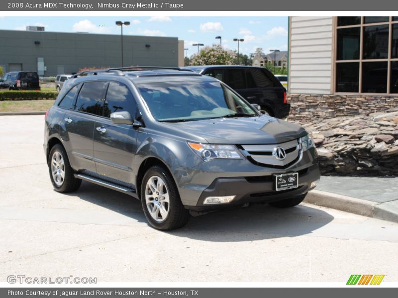 Nimbus Gray Metallic / Taupe 2008 Acura MDX Technology