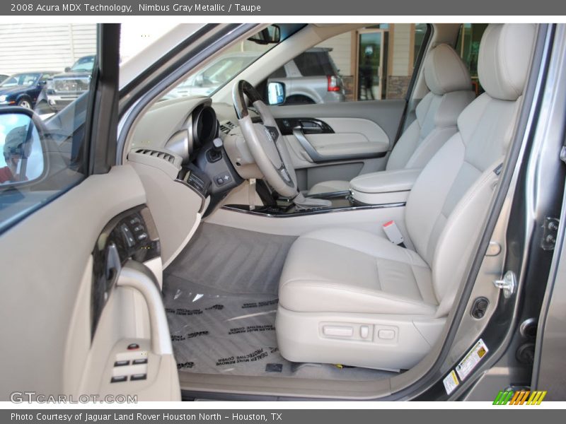 Nimbus Gray Metallic / Taupe 2008 Acura MDX Technology