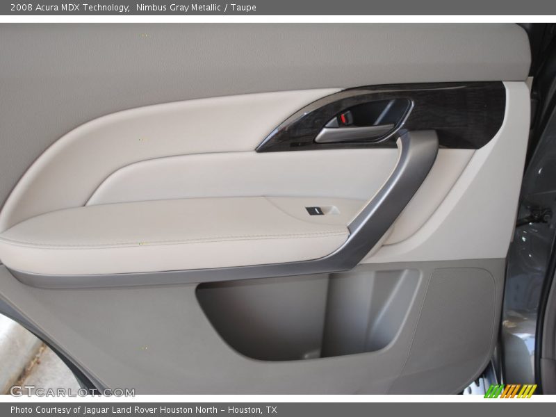 Nimbus Gray Metallic / Taupe 2008 Acura MDX Technology