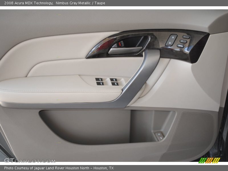 Nimbus Gray Metallic / Taupe 2008 Acura MDX Technology