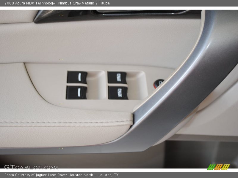 Nimbus Gray Metallic / Taupe 2008 Acura MDX Technology