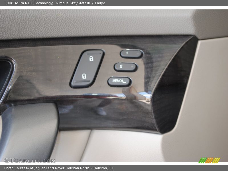 Nimbus Gray Metallic / Taupe 2008 Acura MDX Technology