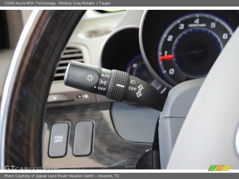 Nimbus Gray Metallic / Taupe 2008 Acura MDX Technology