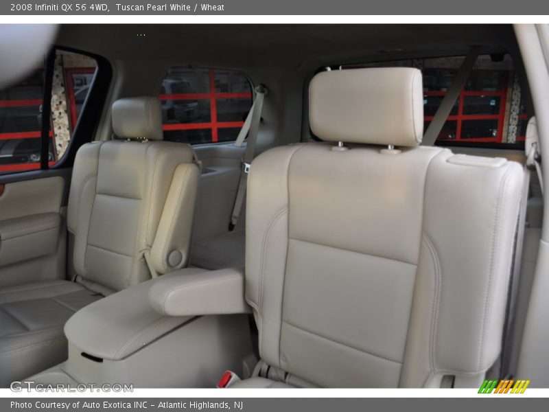 Tuscan Pearl White / Wheat 2008 Infiniti QX 56 4WD