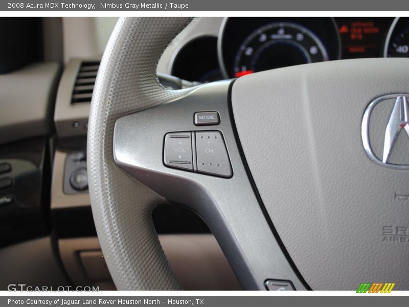 Nimbus Gray Metallic / Taupe 2008 Acura MDX Technology