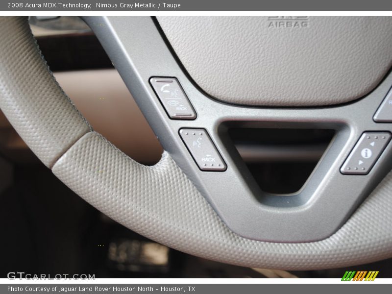 Nimbus Gray Metallic / Taupe 2008 Acura MDX Technology