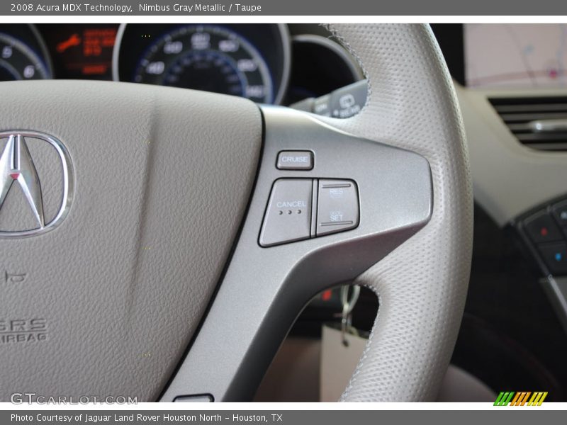 Nimbus Gray Metallic / Taupe 2008 Acura MDX Technology
