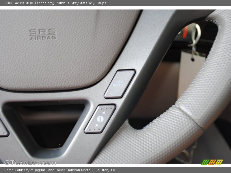 Nimbus Gray Metallic / Taupe 2008 Acura MDX Technology