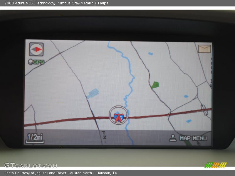 Nimbus Gray Metallic / Taupe 2008 Acura MDX Technology