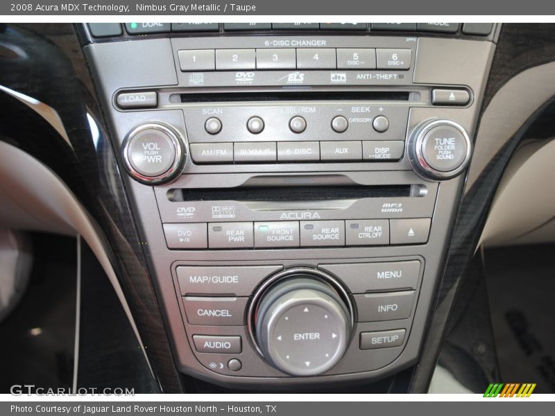 Nimbus Gray Metallic / Taupe 2008 Acura MDX Technology
