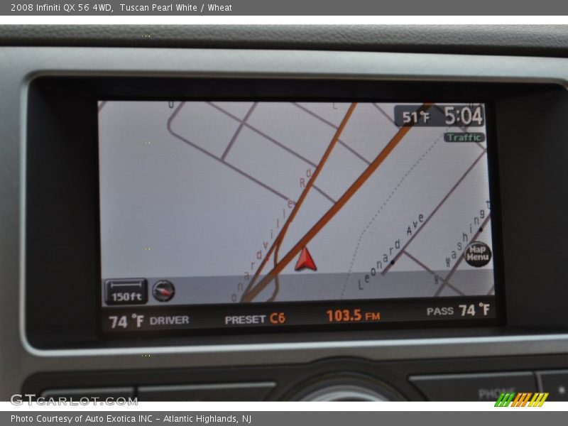 Tuscan Pearl White / Wheat 2008 Infiniti QX 56 4WD