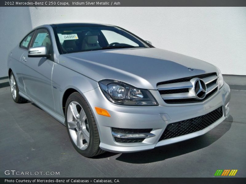 Iridium Silver Metallic / Ash 2012 Mercedes-Benz C 250 Coupe